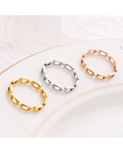 Women's New Style Rectangular Chain Ring