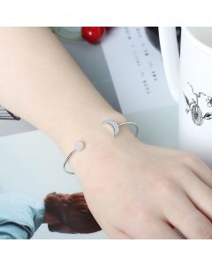 Women's Fashion Sun Moon Opening Adjustable Bracelet