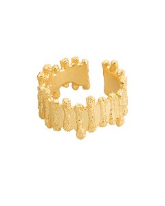 Simple Niche Irregular Ring Women