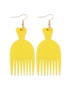 European And American Fashion Personality Wood Earrings
