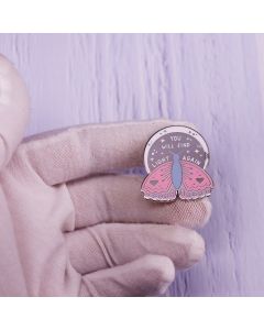 Fashion Simple Cartoon Moth Copper Brooch