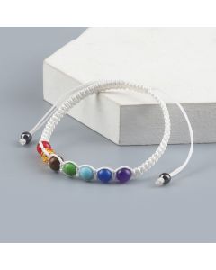Round Seven-color Beads Accessories Bracelet