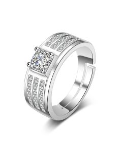 Moissanite Fashion Men's  Ring