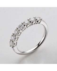 Fashionable And Simple 3mm Seven-star Row Ring