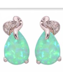 European and American fashion Opal Earrings