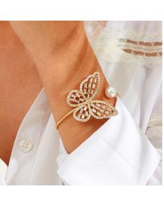 Fashion All-match Hollow Sparkling Diamond Bracelet