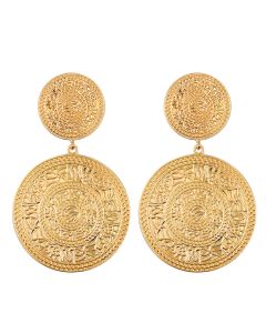 Geometric Round Ethnic Pattern Earrings Earrings