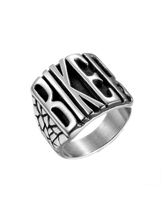 BIKER Letter Speeding Party Men's Punk Ring