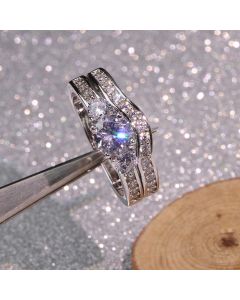 Fashion alloy women's ring couple joint queen