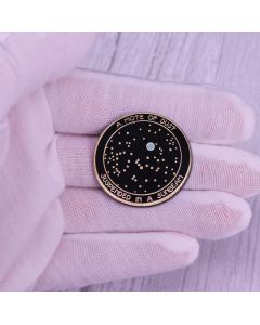 Fashion Universe Science Inspired Copper Brooch