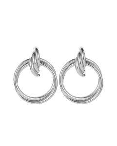 Female metal earrings