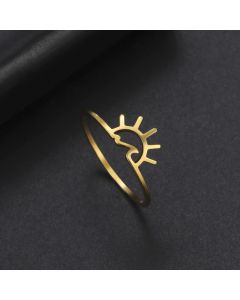 Sun Ring Closed Female Ring