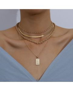 Alloy snake bone chain