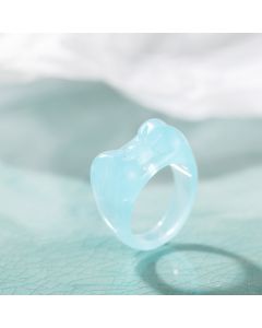 Personalized Design Butterfly Jelly Color Resin Joint Ring