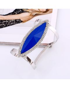 Metal Jewelry Bracelet Geometric Claw Chain Diamond Resin Open Bracelet