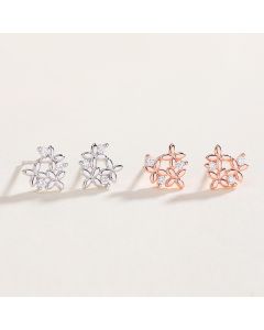 Diamond s925 silver earrings