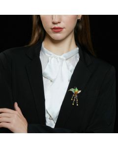Cardigan Pin Corsage Female Niche Design