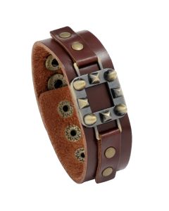 Men's Cowhide Bracelet Punk Rock Jewelry
