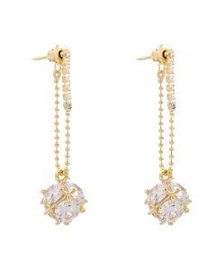 Fashionable Korean Style All-match Tassel Chain Earrings