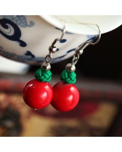 Ethnic style retro earrings