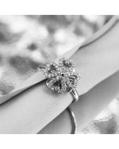 Four-leaf Clover Rotating Ring Women