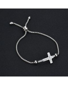 Micro Rhinestone Adjustable Bracelet For Women