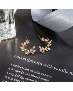 Simple And Compact Zircon Earrings Women