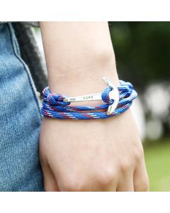 Knitted Nylon Bracelet Is Simple And Versatile