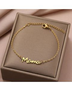 Stainless Steel Letter Bracelet Fashion Mother's Day Gift
