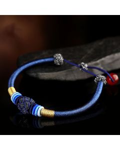 Hand Woven Bracelet Datura Knot Bracelet Male