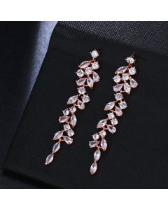 Zircon Personality All-match Temperament Earrings Women