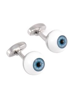 Blue Pupil Eye Shape Cufflinks