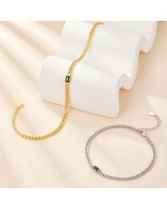 Silver Personality Chain Bracelet Refined Stylish And Versatile