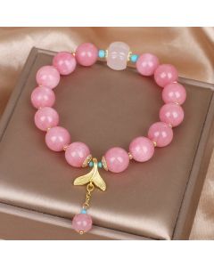 Sweet Crystal Bracelet Special-interest Design Fishtail Pendant Ornaments