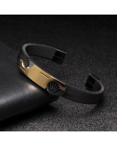 Stainless Steel Mesh Crown Men's And Women's Bracelets