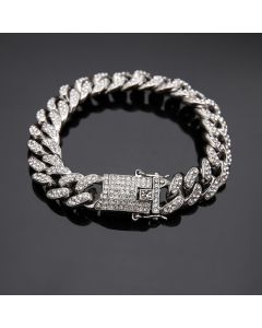 Cuban Bracelet Diamond Cuban Link Chain Hiphop Jewelry