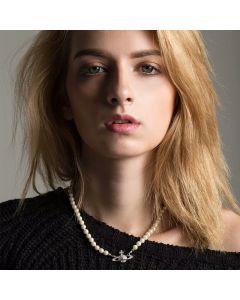 Saturn Pearl Necklace Band