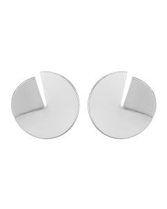 Retro Personality Alloy Metal Disc Earrings