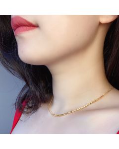 Electroplated necklace