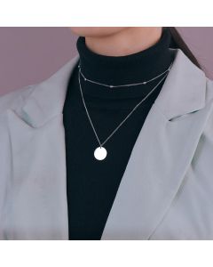 Personalized Simple Clavicle Chain Niche Design Titanium Steel Pendant