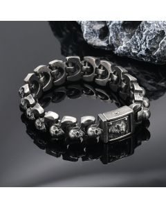 Men's Fashion Retro Distressed Skull Bracelet