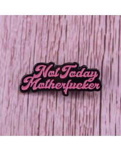 Women Fighting Solid Color Slogan Brooch
