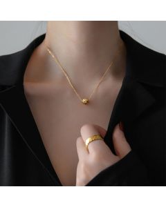 Transfer Beads Necklace Female Clavicle Chain