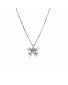 JIULIN Homemade Earth Cool Retro Girl Butterfly Necklace