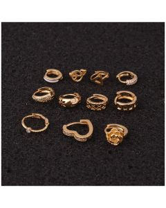 Shaped Piercing Huggie Earring