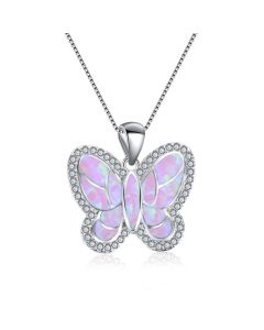 Ladies Cute Exquisite Clavicle Chain Butterfly Necklace