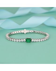 Full Diamond Heavy Emerald Cut Ring