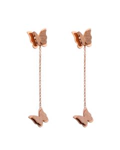 Titanium Steel Earrings Studs Long Tassel