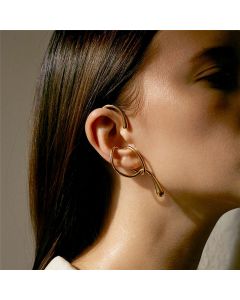 European and American geometric ear bone clip