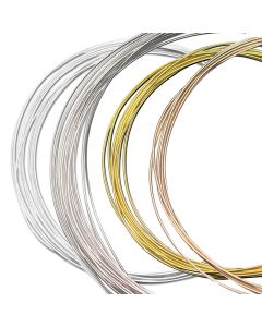 Silver Wire 0.3-1mm Gold-plated 925 Sterling Silver
